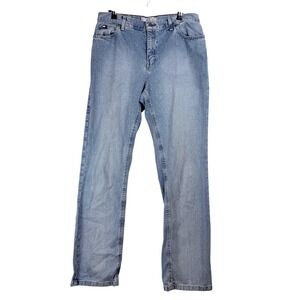 Tommy Hilfiger Womens Jeans Light Wash Size 10 L33 Straight Leg Denim